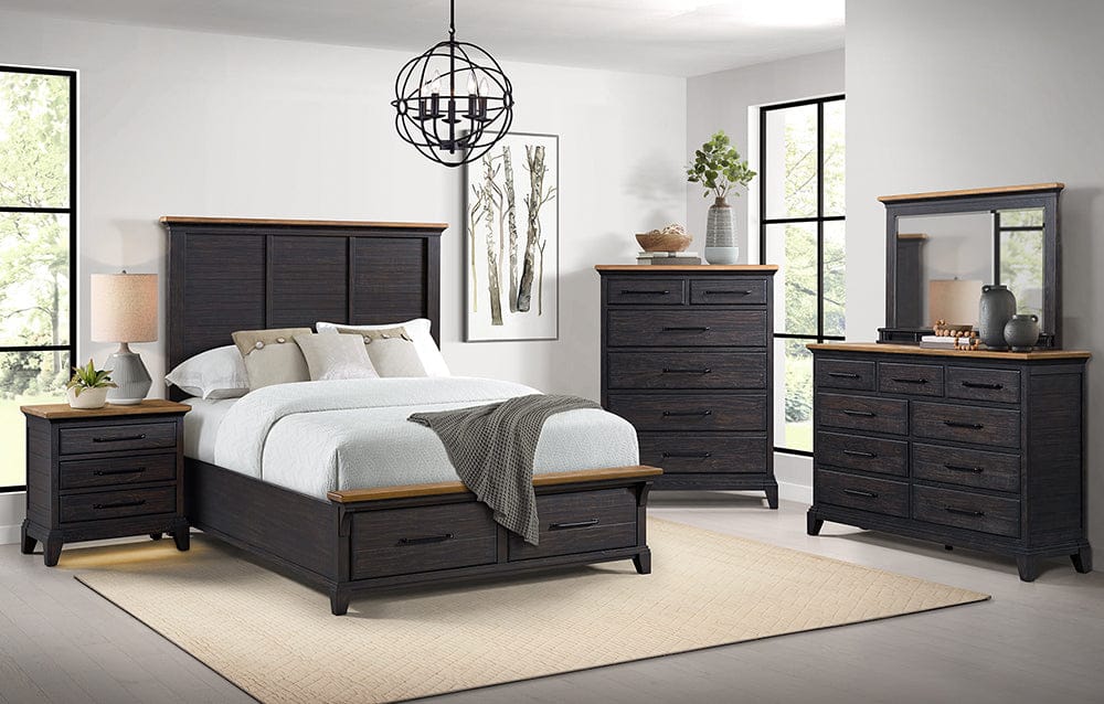 Picket House Furnishings - Johnshaven Dresser in Espresso & Brown - B-16670-5-DR view 5
