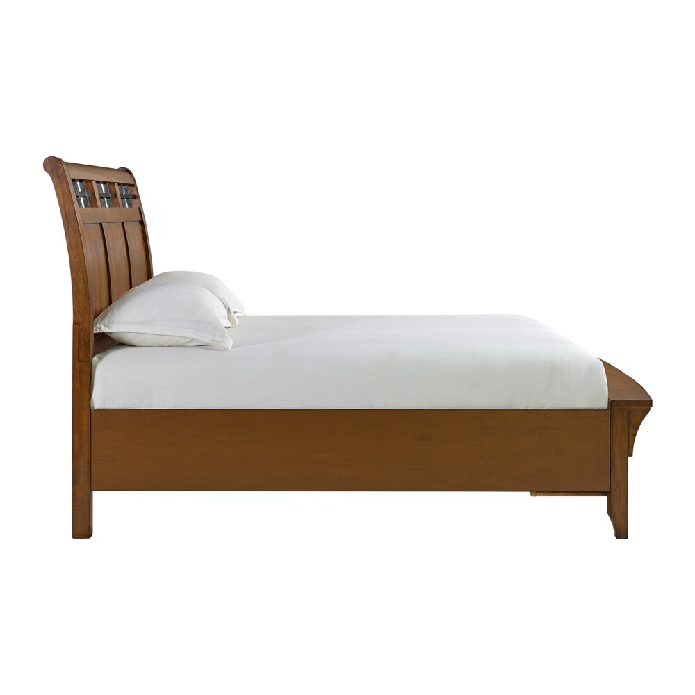 Picket House Furnishings - Joseph Queen Sleigh Storage Bed in Chestnut - B-15580-5-QSB veiw 3