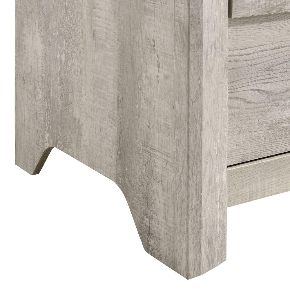 Picket House Furnishings - Keely 2-Drawer Nightstand in White - EL700NS veiw 5