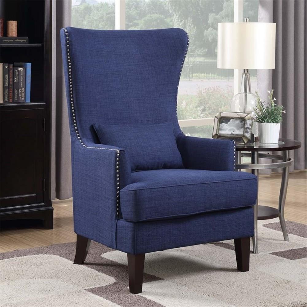 Picket House Furnishings - Kegan Accent Chair in Blue - UKR080100 veiw 2