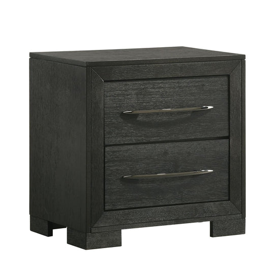 Picket House Furnishings - Kenn Queen 4PC Bedroom Set in Black - B-3410-8-QB-NSDR view 2