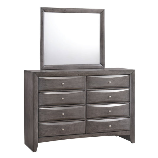 Picket House Furnishings - Madison Dresser And Mirror Set in Gray - EG100DRMR veiw 2