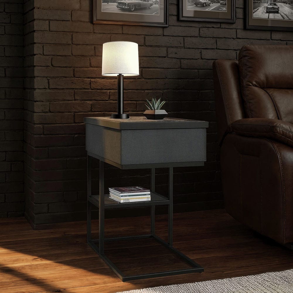Picket House Furnishings - Nebula Smart C-Table in Black - T-18400-8-CETS view 1