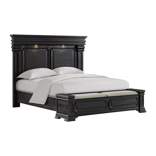 Picket House Furnishings - Paterson King Storage 3PC Bedroom Set in Black - B.10318.KSB.3PC view 2