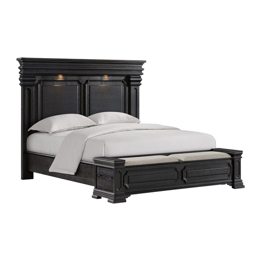 Picket House Furnishings - Paterson King Storage 5PC Bedroom Set in Black - B.10318.KSB.5PC view 2