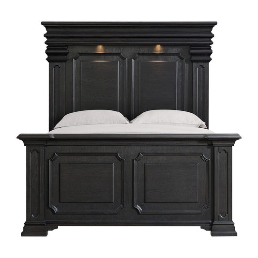 Picket House Furnishings - Paterson Queen Bed in Black - B.10318.QB view 2