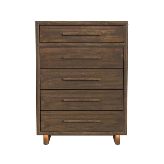Picket House Furnishings - Perth Chest with LED in Brown - B-16760-5-CH view 2