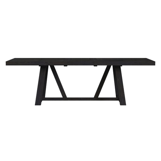 Picket House Furnishings - Pinnacle Dining Table with 22in Leaf in Charcoal - D-12980-3-DT veiw 2