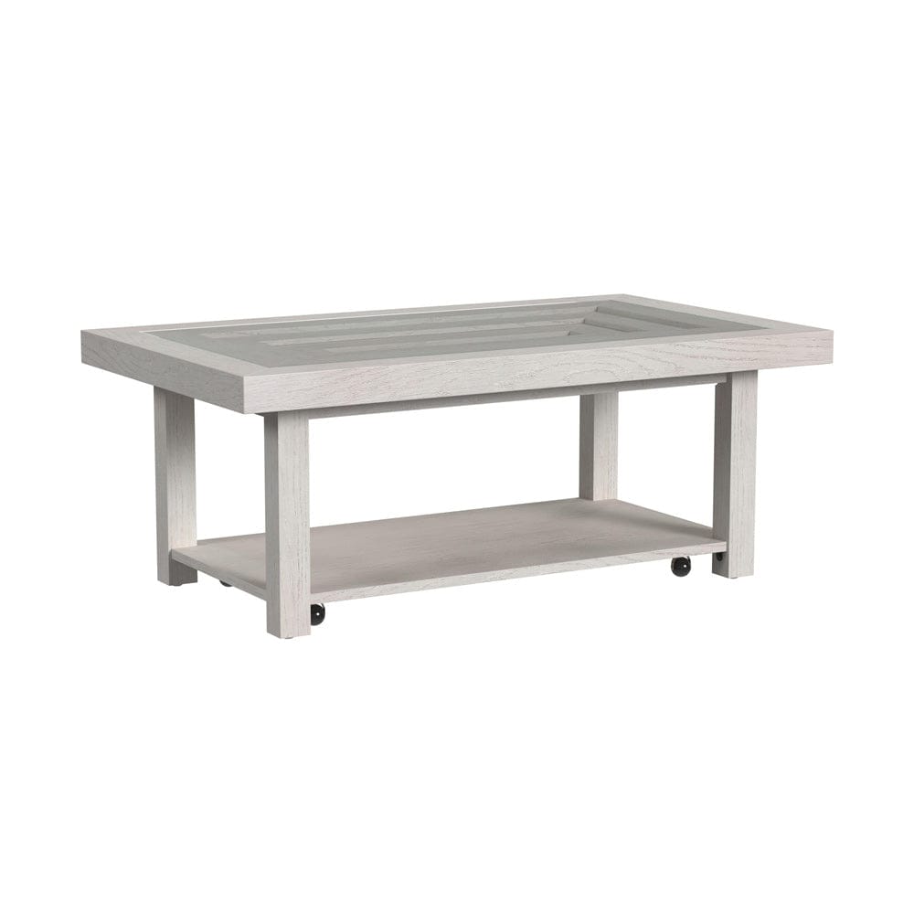 Picket House Furnishings - Rhiannon 2PC Occasional Table Set in Antique White-Coffee Table & End Table - T-11600-7-2PC view 3