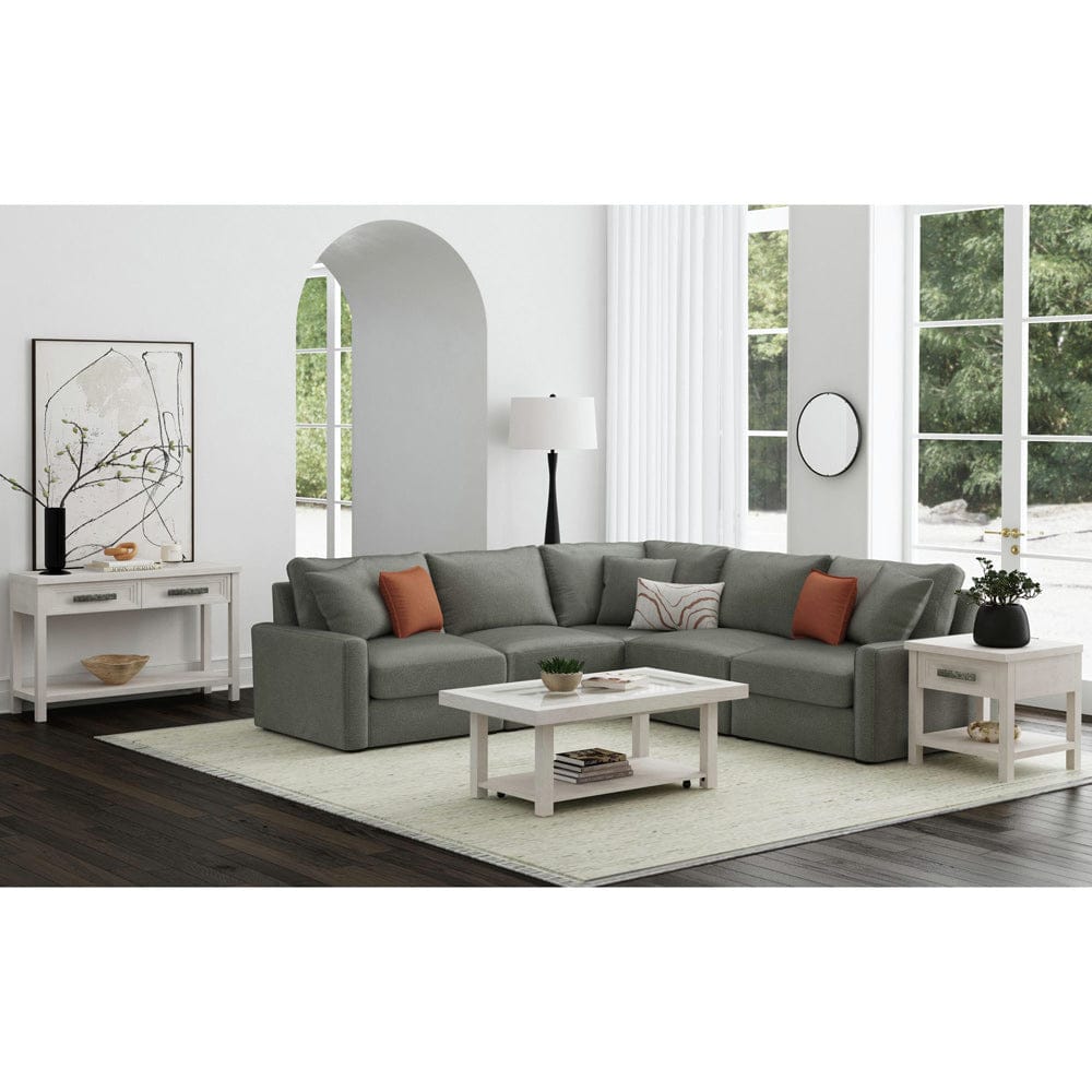 Picket House Furnishings - Rhiannon 3PC Occasional Table Set in Antique White-Coffee Table, End Table & Sofa Table - T-11600-7-ST-3PC view 2