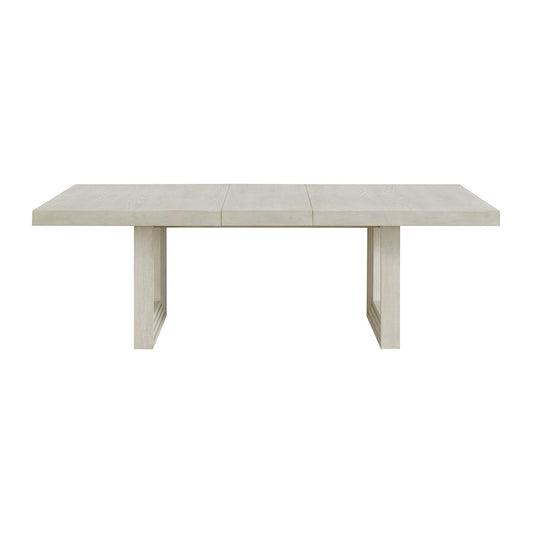 Picket House Furnishings - Rhiannon Rectangular Dining Table with 18in Leaf in Antique White - D-11600-7-DT veiw 2