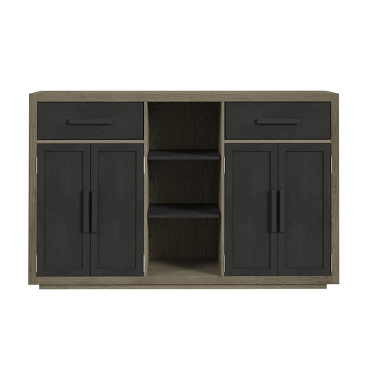 Picket House Furnishings - Rizzo Buffet in Grey and Dark Espresso - DA-7570-5-BF view 2