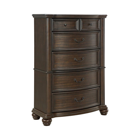 Picket House Furnishings - Rosalinda King 4PC Bedroom Set in Mahogany - B-13070-5-KB-NSCH view 2