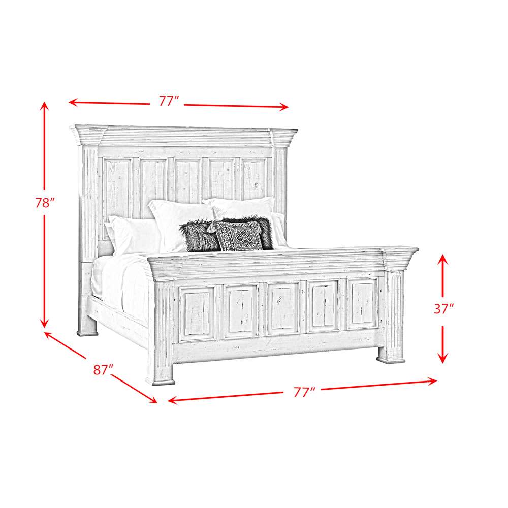 Picket House Furnishings - Ruma White Queen Bed - MBLV700QB veiw 4