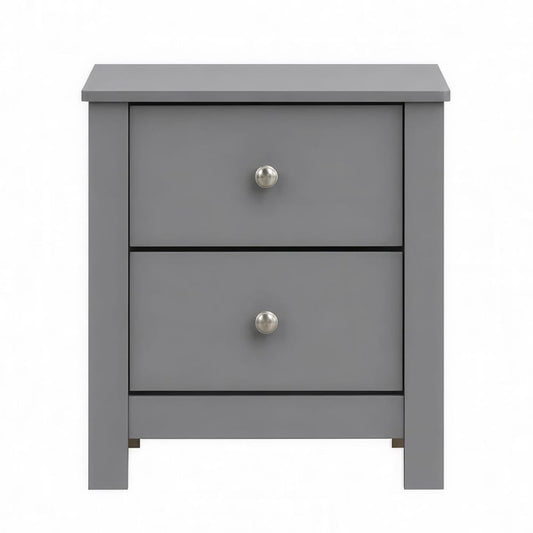 Picket House Furnishings - Santino 2-Drawer Nightstand in Grey - SM390NS view 2