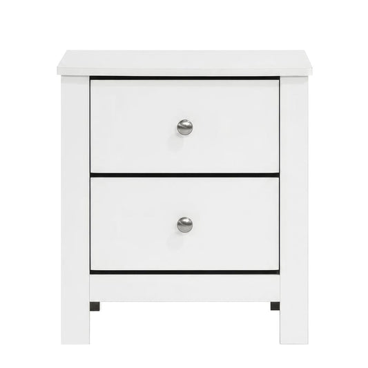 Picket House Furnishings - Santino 2-Drawer Nightstand in White - SM790NS view 2