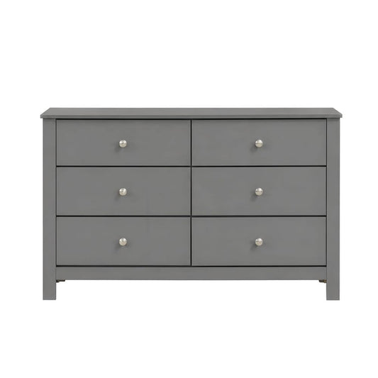 Picket House Furnishings - Santino 6-Drawer Dresser in Grey - SM390DR view 2
