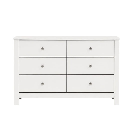 Picket House Furnishings - Santino 6-Drawer Dresser in White - SM790DR view 2