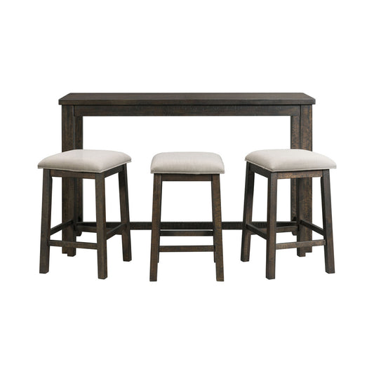 Picket House Furnishings - Stanford Occasional Bar Table Single Pack (Table + Three Stools) - TST100BTSP view 2