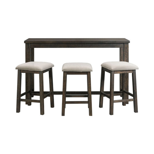 Picket House Furnishings - Stanford Occasional Bar Table Single Pack (Table + Three Stools) - TST100BTSP view 2