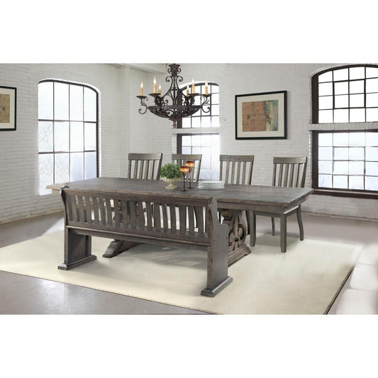Picket House Furnishings - Stanford Pew Bench - DST100PW veiw 2