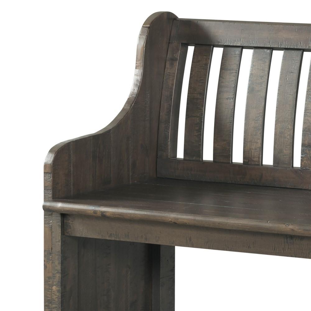 Picket House Furnishings - Stanford Pew Bench - DST100PW veiw 3
