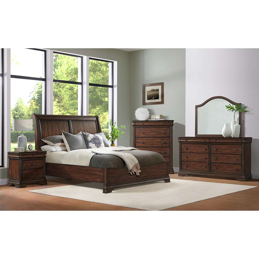 Picket House Furnishings - Stark 5-Drawer Chest in Cherry - B-5210-5-CH veiw 2