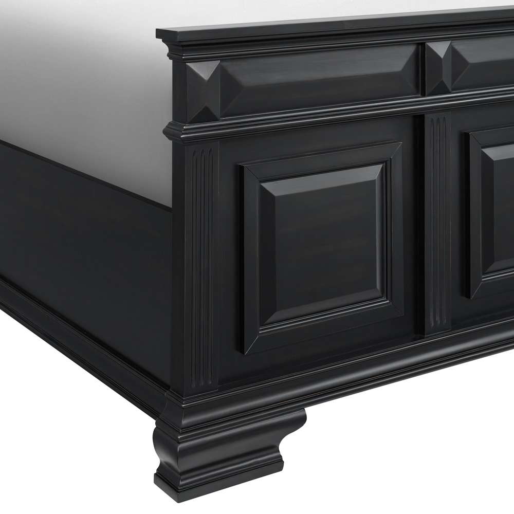 Picket House Furnishings - Sumner King Panel Bed in Black - B-10980-8-KB veiw 4