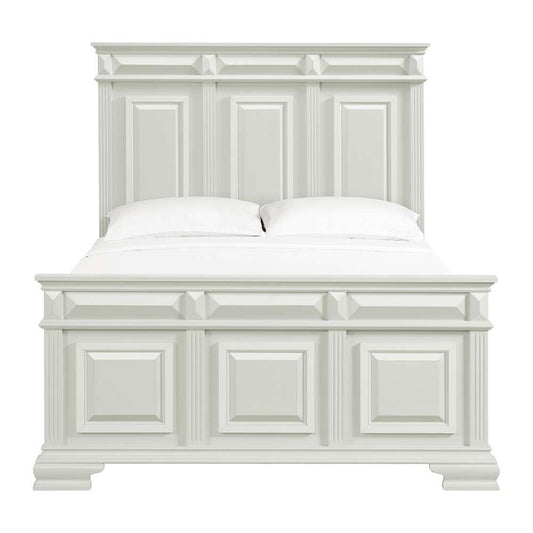 Picket House Furnishings - Sumner Queen Panel Bed in Antique White - B-10980-7-QB veiw 2