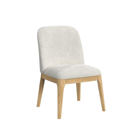 Picket House Furnishings - Sutton Dining Side Chair with White Fabric in Natural Set of 2 - D-16000-6-SC view 2