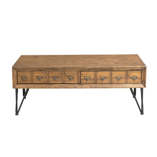 Picket House Furnishings - Tanner Coffee Table in Light Walnut - TBN100CTE veiw 2