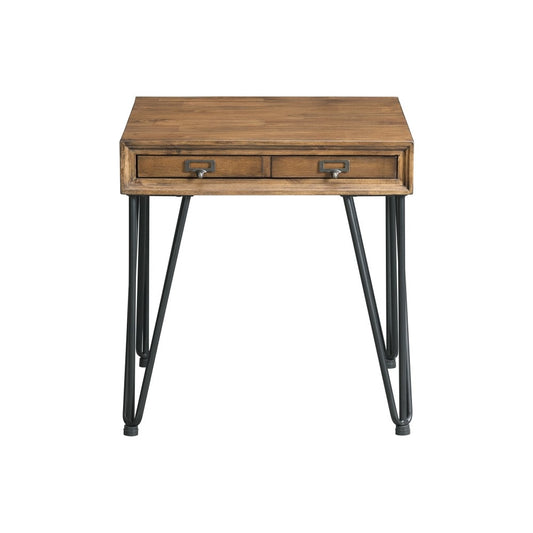 Picket House Furnishings - Tanner End Table in Light Walnut - TBN100ETTE veiw 2