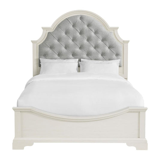 Picket House Furnishings - Ulysses Youth Full UPH Bed in White - Y-13160-7-FUB veiw 2