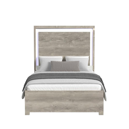 Picket House Furnishings - Vega Queen Bed with LED in Dual Tone - B-16010-7-QBL veiw 2