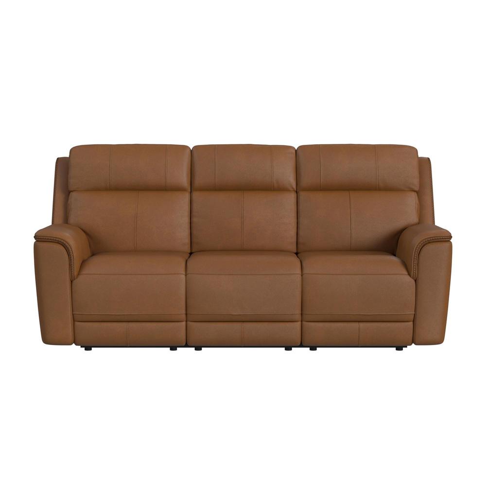 Picket House Furnishings - Walker Power Motion Sofa with DDT, Wireless Charger, Power Headrest and Lumbar in Aline Butternut - U-16110-11430-308PPP veiw 3