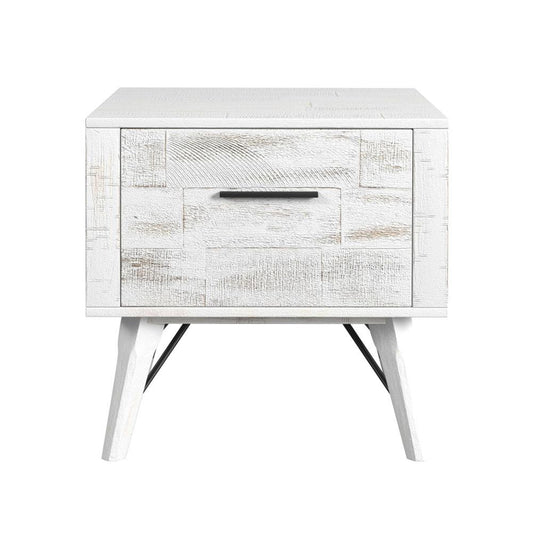 Picket House Furnishings - Westwood End Table in Rustic White - T-12850-7-ET veiw 2