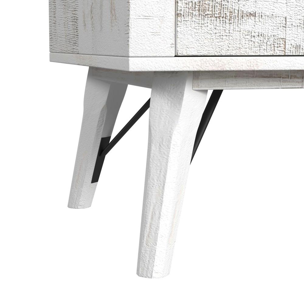 Picket House Furnishings - Westwood End Table in Rustic White - T-12850-7-ET veiw 3