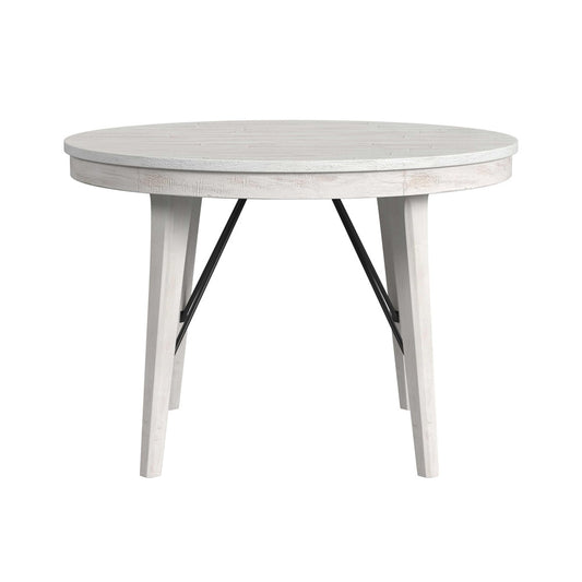 Picket House Furnishings - Westwood Round Counter Table in Rustic White - D-12850-7-RCT veiw 2