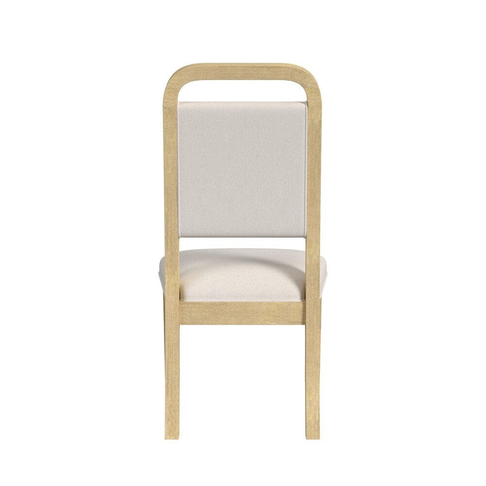 Picket House Furnishings - Woodridge Dining Side Chair with White Fabric in Natural (Set of 2) - D-14440-6-SC2 veiw 3