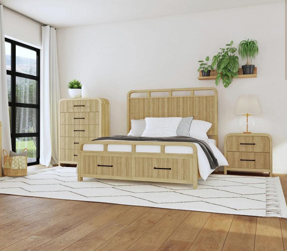 Picket House Furnishings - Woodridge Full Storage 3PC Bedroom Set in Natural - B-14440-6-FSB-3PC veiw 5
