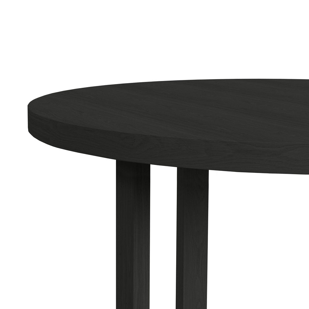 Picket House Furnishings - Woodridge Round Dining Table in Black with Grain - D-14440-8W-RDT view 2