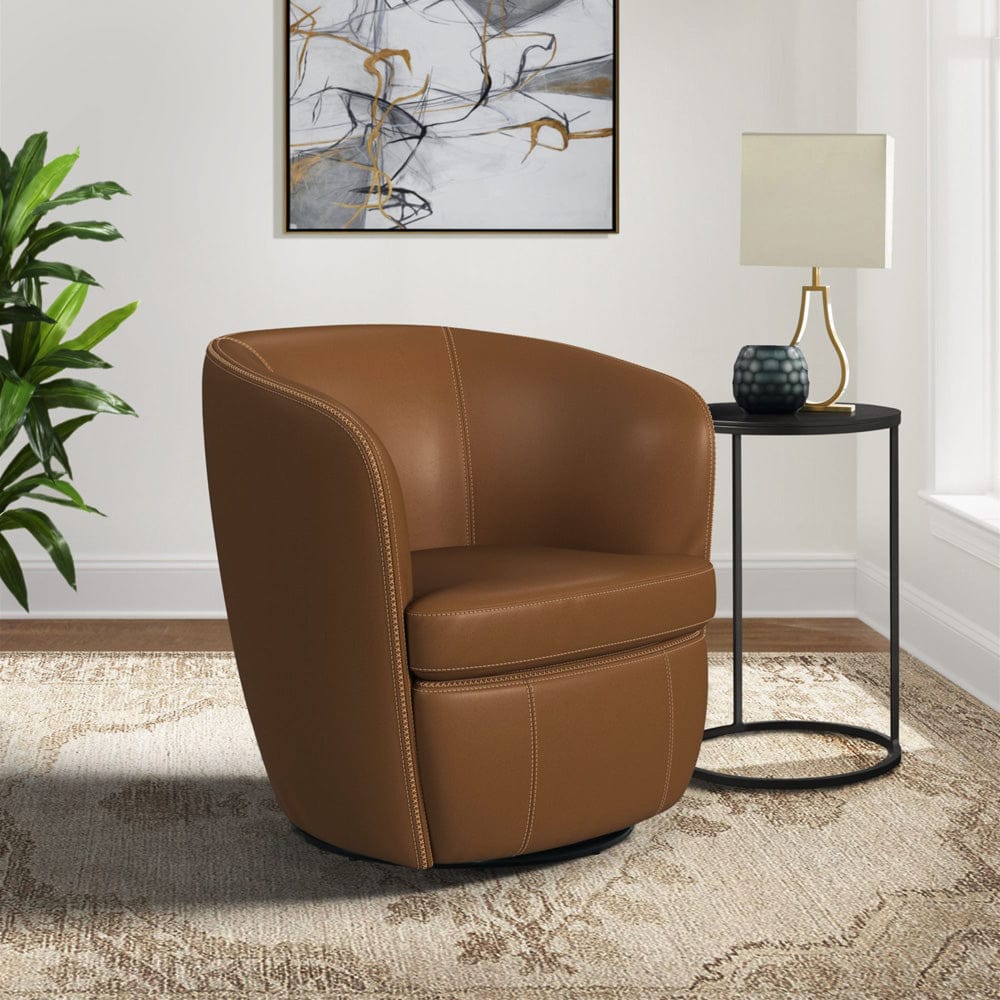 Picket House Furnishings - Zenith Swivel Chair in Pebble Tan - U-5470-8210-101 view 5