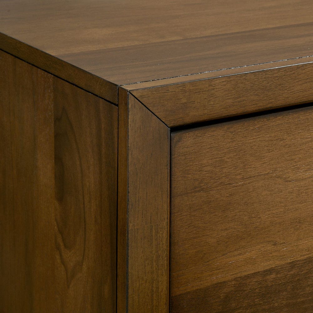 Picket House Furnishings - Zuma Bench with Grey Fabric in Walnut - LA-4650-5-BN view 3