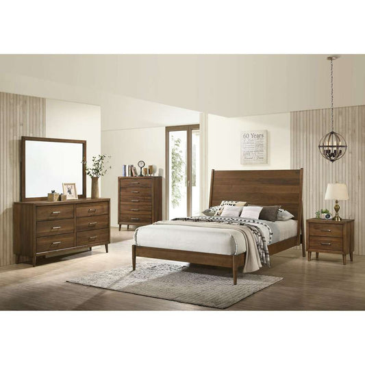 Picket House Furnishings - Zuma King Panel Bed in Walnut - MC400KB veiw 2