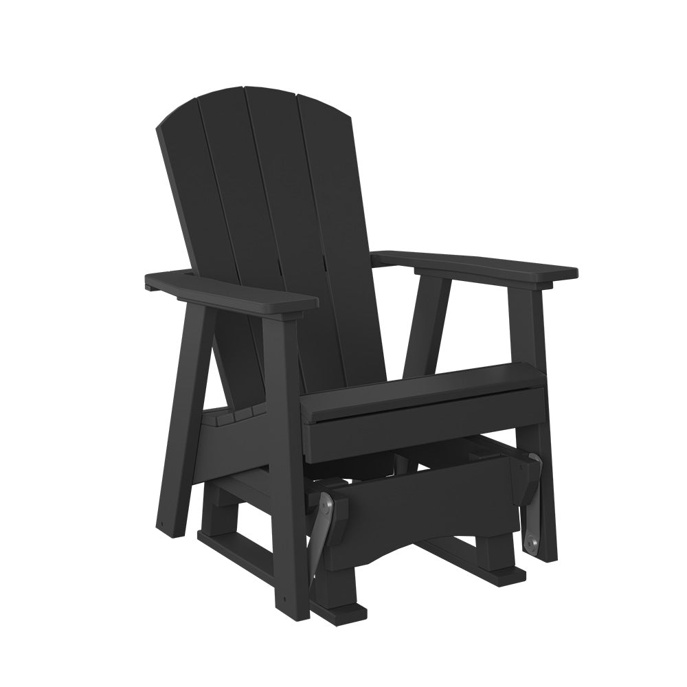 Polybird - 2' Chair Glider Black - P30-BK view 1