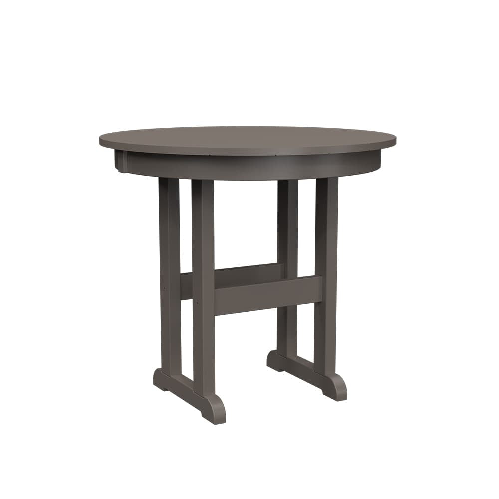 Polybird - 33" Round Table charcoal - P17-R-CH view 1