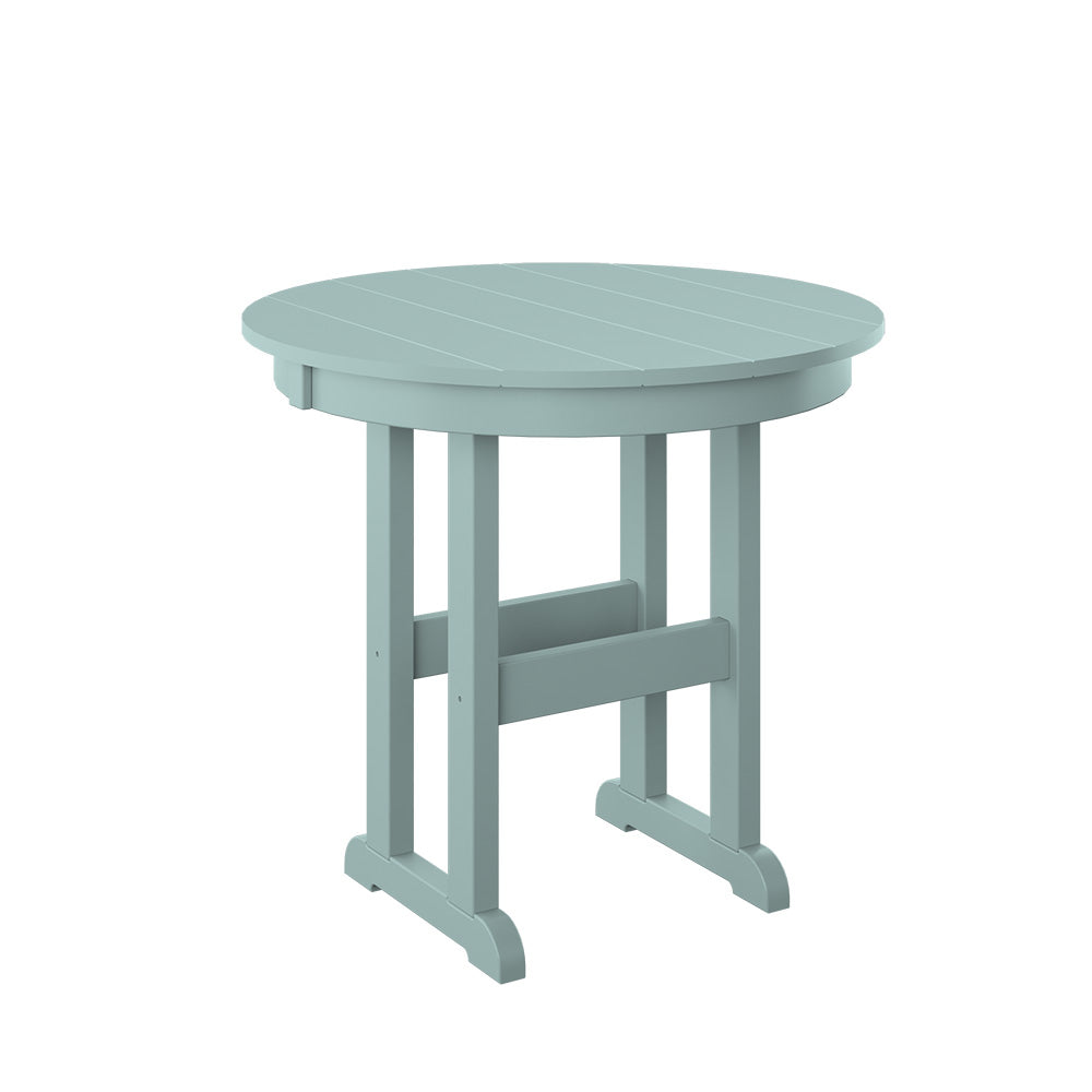 Polybird - 33" Round Table "Counter Height" Sage - P17-C -SG view 1