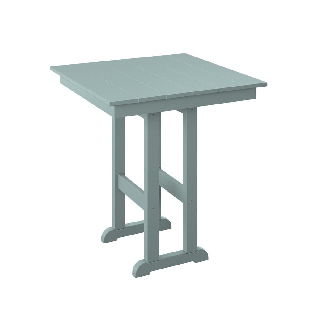 Polybird - 33" Square Table "Counter Height" Sage - P18-C-SG view 1