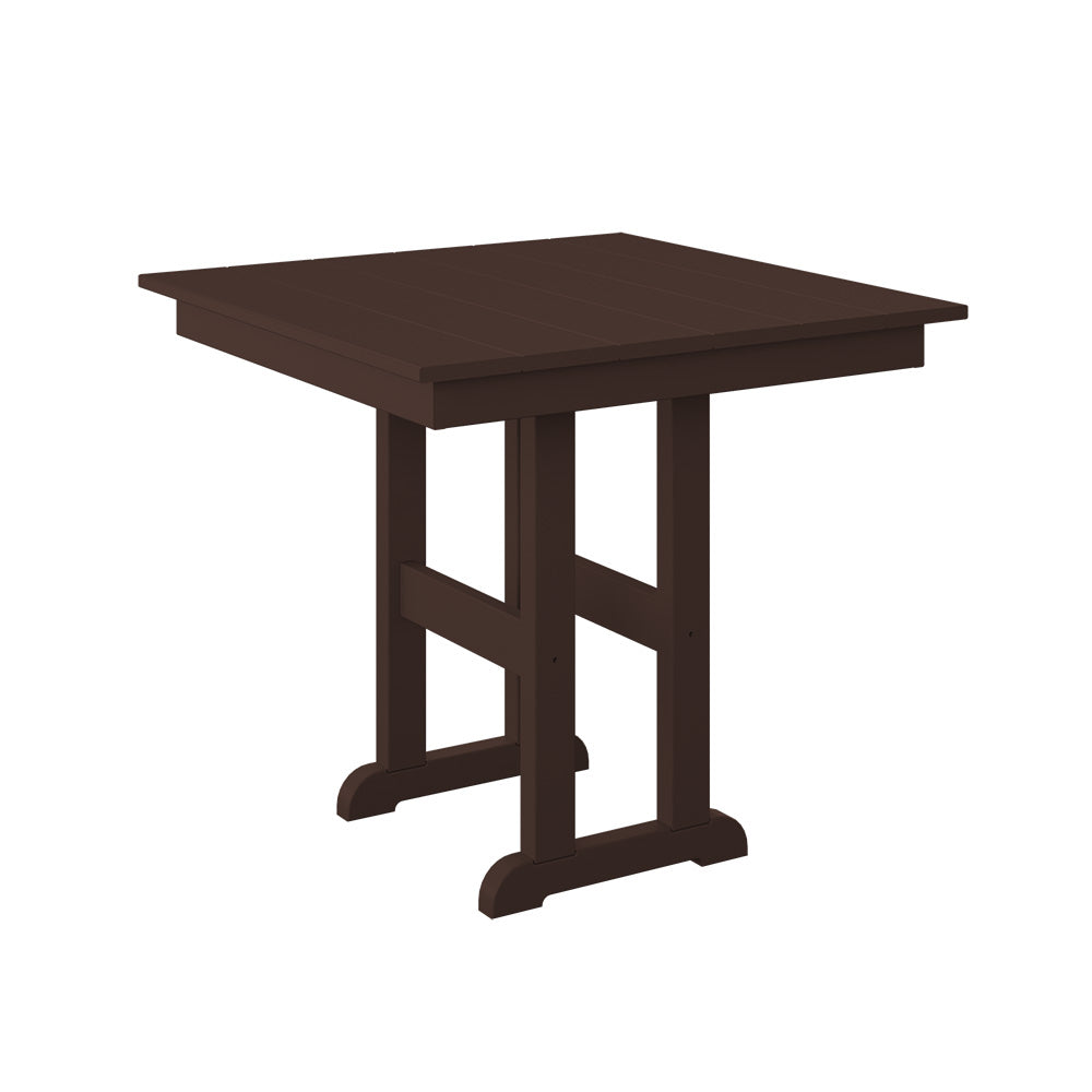 Polybird - 33" Square Table Tudor Brown - P18-R-TB view 1