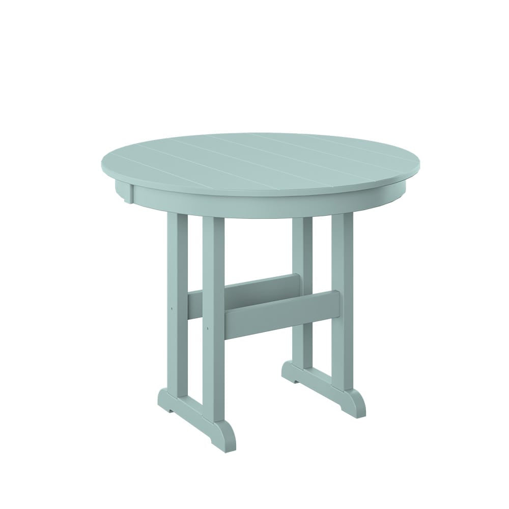 Polybird - 38" Round Table "Counter Height" Sage - P15-C-SG view 1